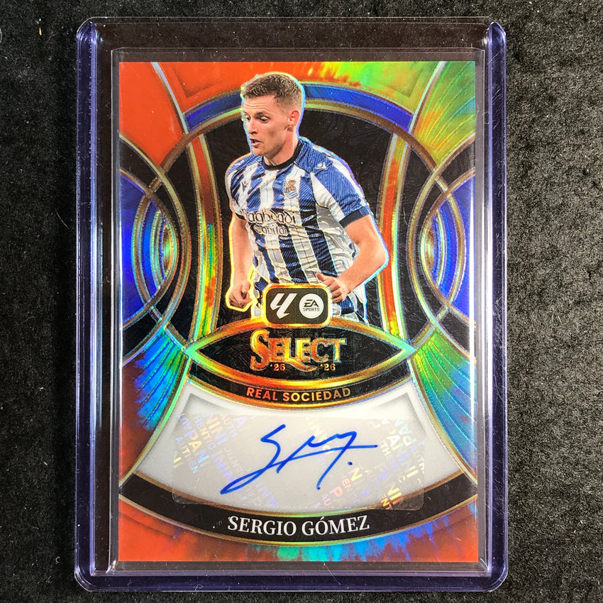 2025-26 Select La Liga SERGIO GOMEZ Signatures Auto Tie-Dye 23/25
