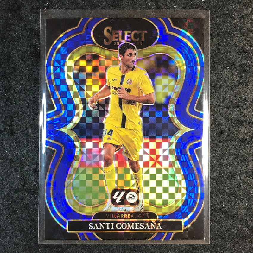 2025-26 Select La Liga SANTI COMESANA Mezzanine Blue Checker #141