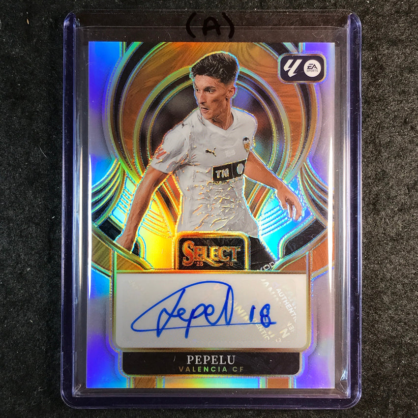 2025-26 Select La Liga PEPELU Select Signatures Auto Silver #SS-PE (A)