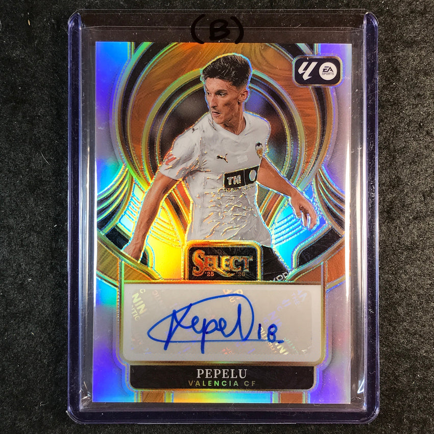 2025-26 Select La Liga PEPELU Select Signatures Auto Silver #SS-PE (B)