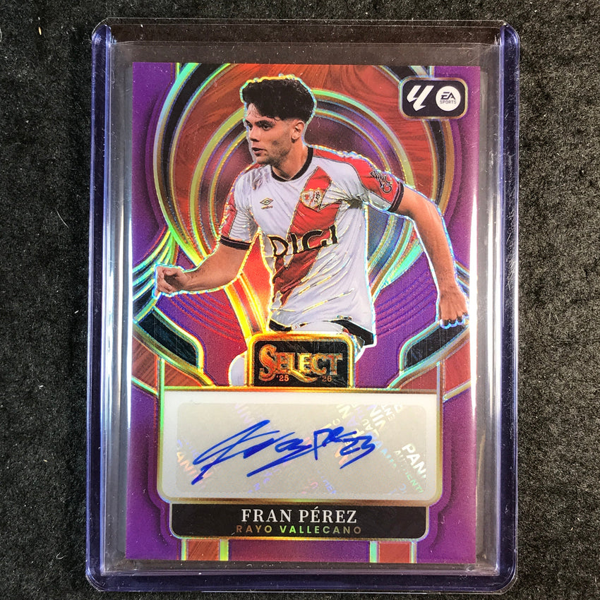 2025-26 Select La Liga FRAN PEREZ Select Signatures Auto Purple 23/49