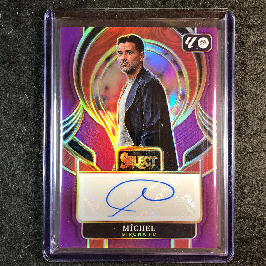 2025-26 Select La Liga MICHEL Select Signatures Auto Purple 47/49