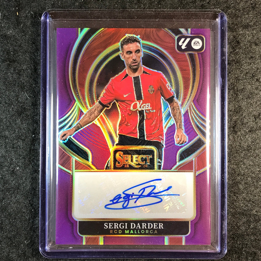 2025-26 Select La Liga SERGI DARDER Select Signatures Auto Purple 40/49