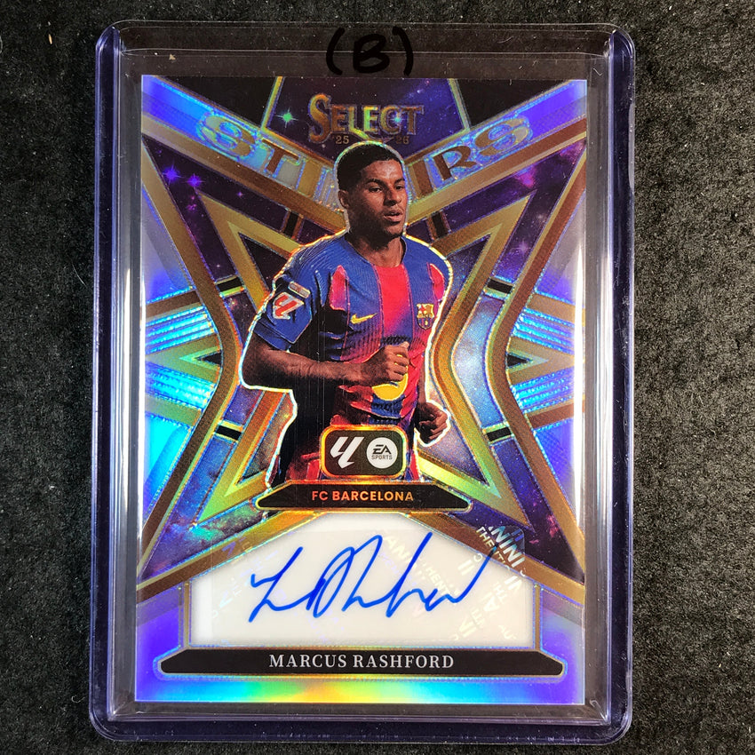 2025-26 Select La Liga MARCUS RASHFORD Star Signatures Auto Silver #ST-MR (B)