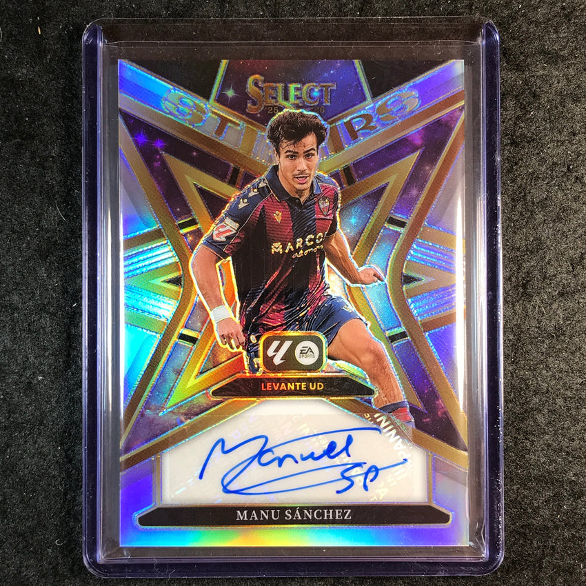 2025-26 Select La Liga MANU SANCHEZ Star Signatures Auto Silver #ST-MS
