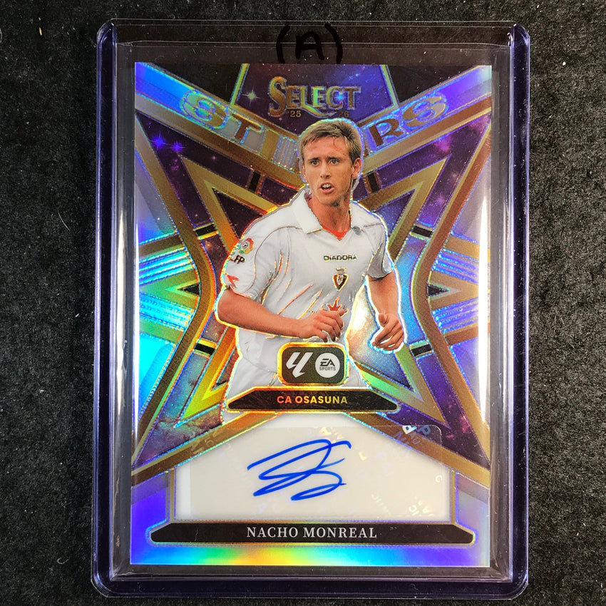 2025-26 Select La Liga NACHO MONREAL Star Signatures Auto Silver #ST-NMO (A)