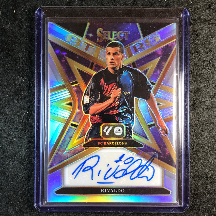 2025-26 Select La Liga RIVALDO Star Signatures Auto Silver #ST-R