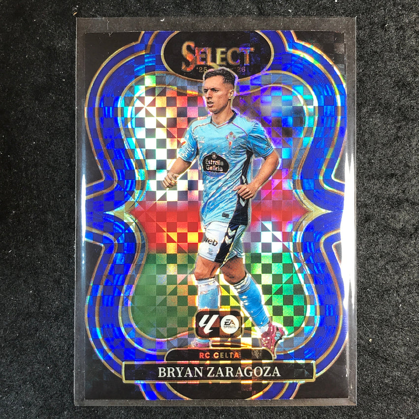 2025-26 Select La Liga BRYAN ZARAGOZA Mezzanine Blue Checker #151