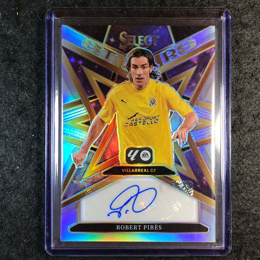 2025-26 Select La Liga ROBERT PIRES Star Signatures Auto Silver #ST-RP