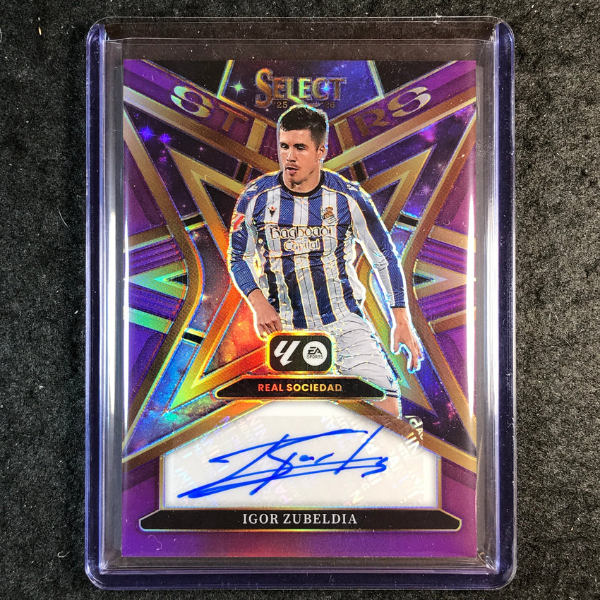 2025-26 Select La Liga IGOR ZUBELDIA Star Signatures Auto Purple 49/49