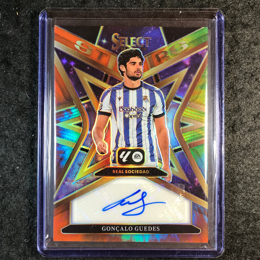 2025-26 Select La Liga GONCALO GUEDES Star Signatures Auto Tie-Dye 5/25