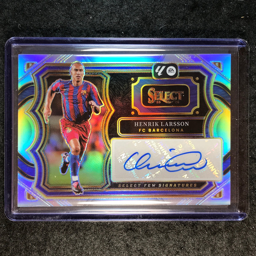 2025-26 Select La Liga HENRIK LARSSON Select Few Signatures Auto Silver #AF-HL