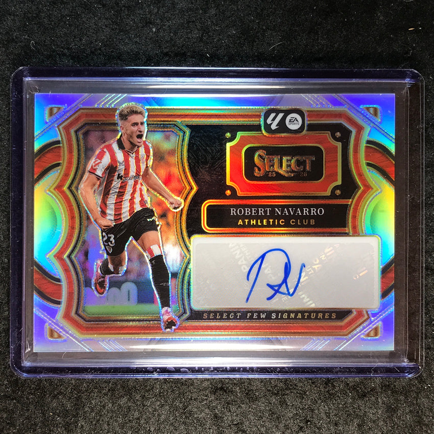 2025-26 Select La Liga ROBERT NAVARRO Select Few Signatures Auto Silver #AF-RN
