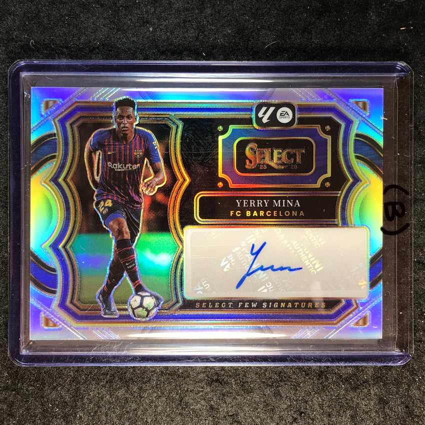 2025-26 Select La Liga YERRY MINA Select Few Signatures Auto Silver #AF-YM (B)