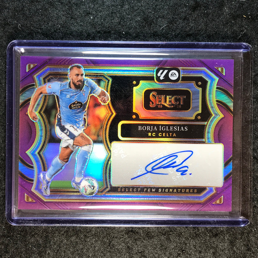 2025-26 Select La Liga BORJA IGLESIAS Select Few Signatures Auto Purple 43/49