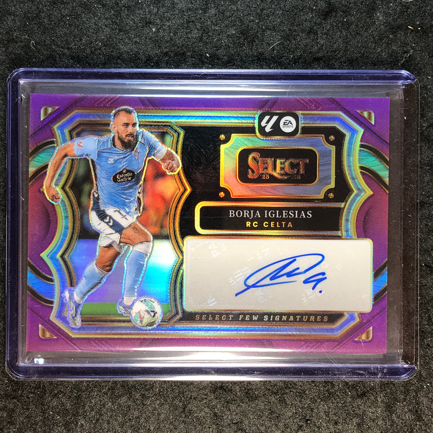 2025-26 Select La Liga BORJA IGLESIAS Select Few Signatures Auto Purple 33/49