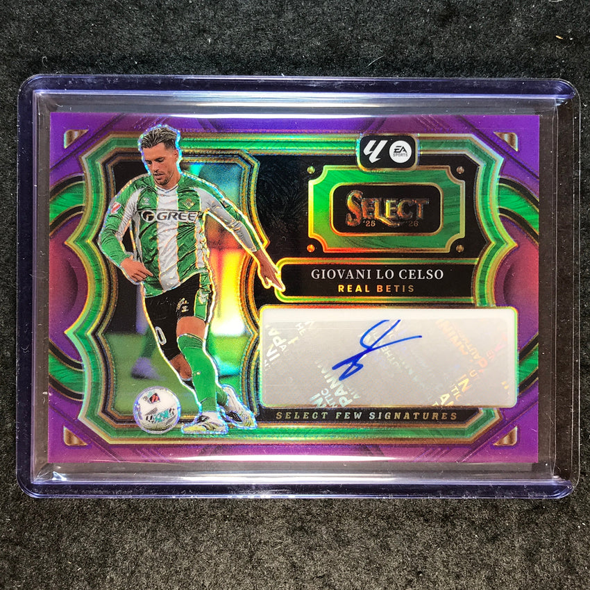 2025-26 Select La Liga GIOVANI LO CELSO Select Few Signatures Auto Purple 35/49