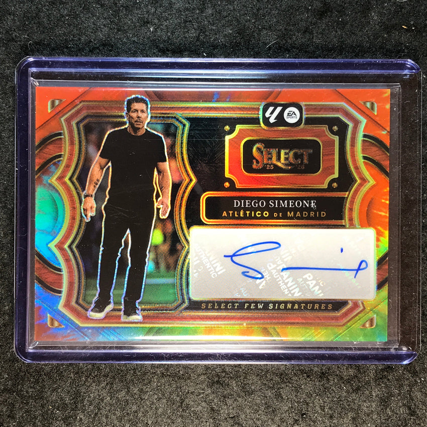 2025-26 Select La Liga DIEGO SIMEONE Select Few Signatures Auto Tie-Dye 5/10