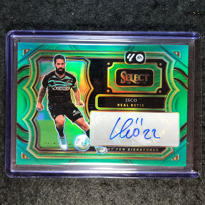 2025-26 Select La Liga ISCO Select Few Signatures Auto Green 4/5