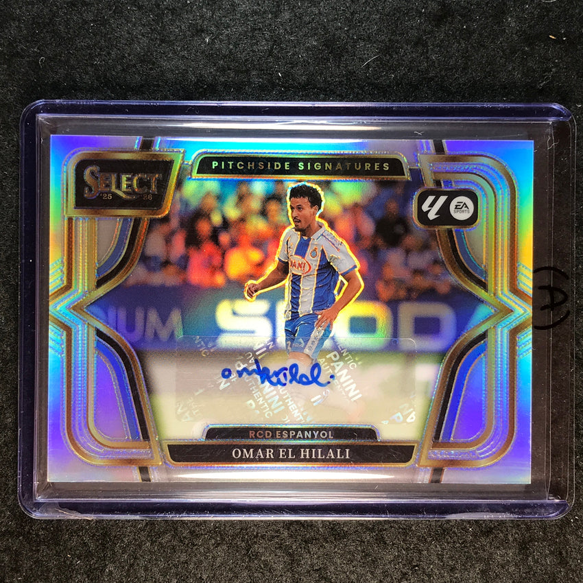 2025-26 Select La Liga OMAR EL HILALI Pitchside Signatures Auto Silver #DEH (A)
