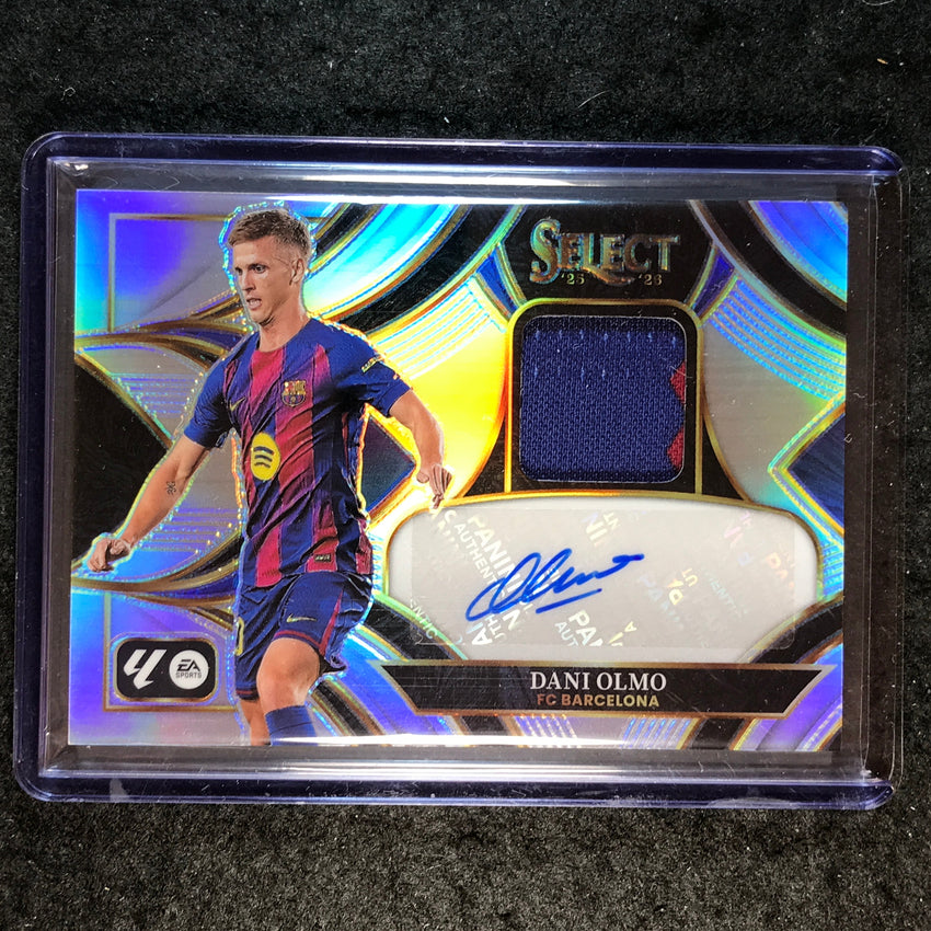 2025-26 Select La Liga DANI OLMO Autographed Memorabilia Silver #AM-DO
