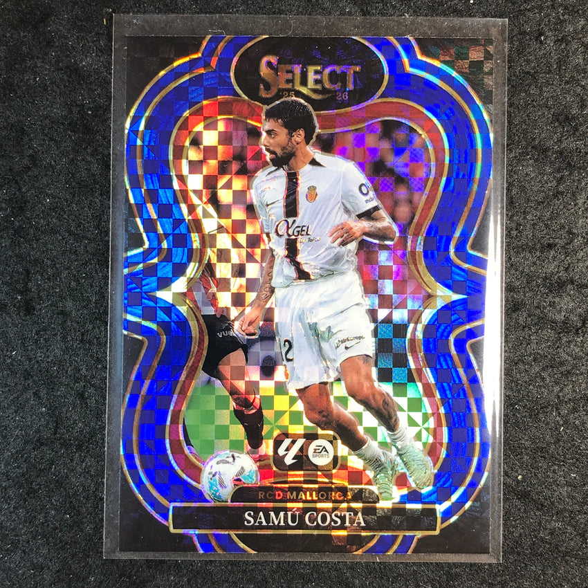 2025-26 Select La Liga SAMU COSTA Mezzanine Blue Checker #161