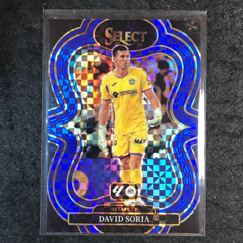 2025-26 Select La Liga DAVID SORIA Mezzanine Blue Checker #174