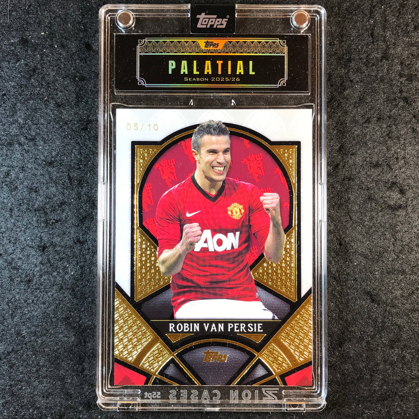 2025-26 Topps Palatial Manchester United ROBIN VAN PERSIE Prestige Black 5/10