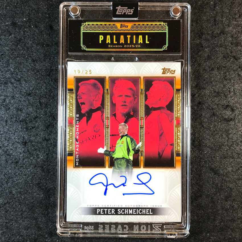 2025-26 Topps Palatial Manchester United PETER SCHMEICHEL Montage Auto 19/25