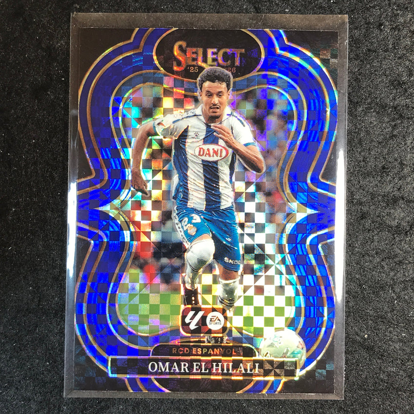 2025-26 Select La Liga OMAR EL HILALI Mezzanine Blue Checker #179