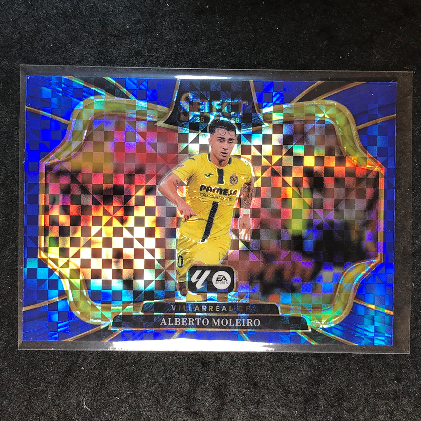 2025-26 Select La Liga ALBERTO MOLEIRO Field Level Blue Checker #202