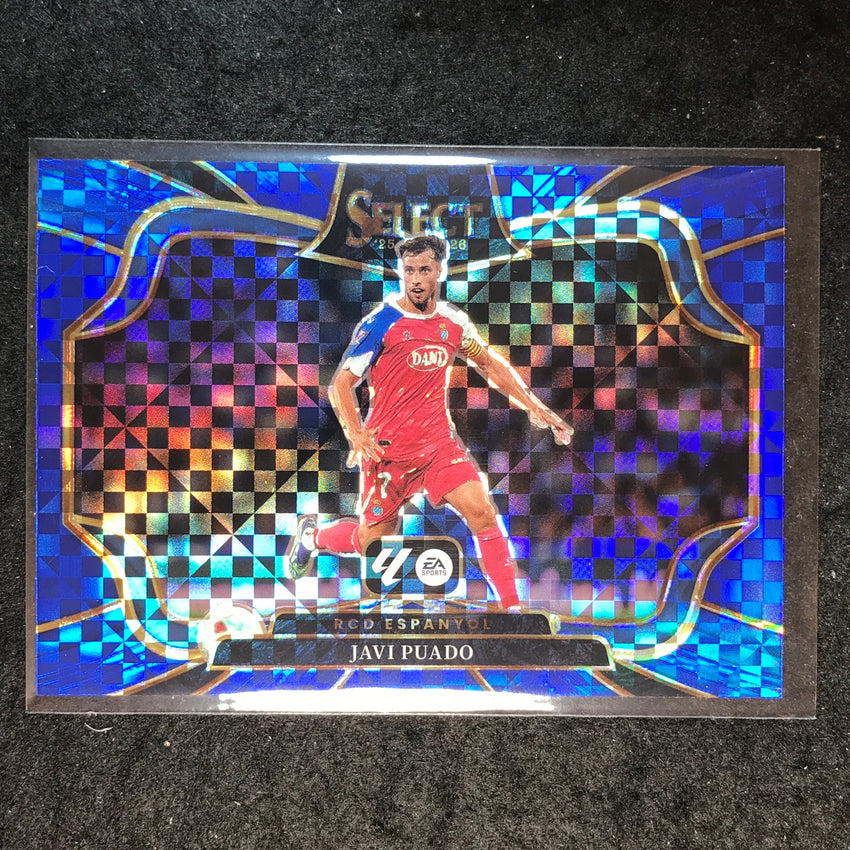 2025-26 Select La Liga JAVI PUADO Field Level Blue Checker #214