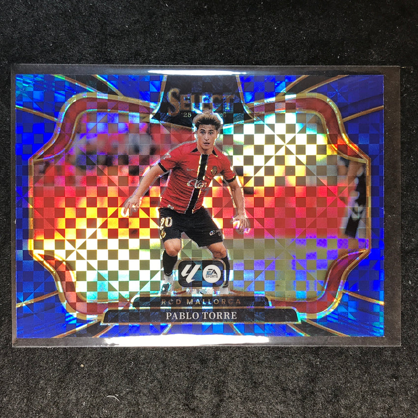 2025-26 Select La Liga PABLO TORRE Field Level Blue Checker #219