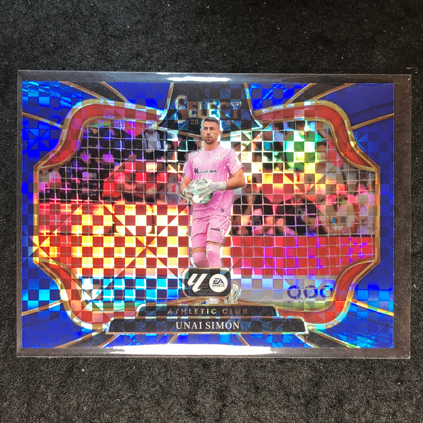 2025-26 Select La Liga UNAI SIMON Field Level Blue Checker #226