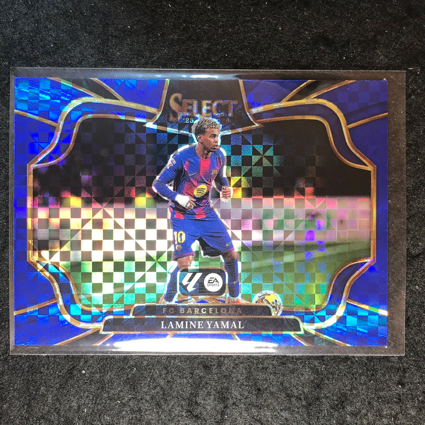 2025-26 Select La Liga LAMINE YAMAL Field Level Blue Checker #237