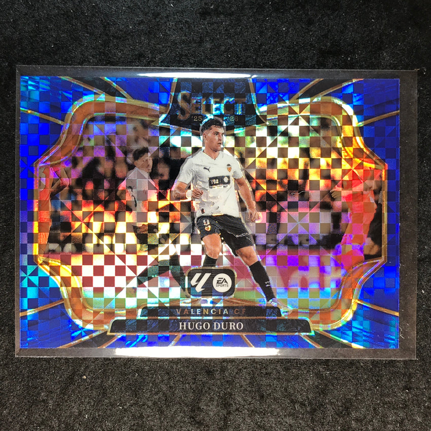 2025-26 Select La Liga HUGO DURO Field Level Blue Checker #246