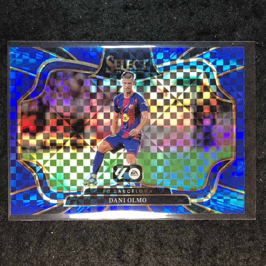2025-26 Select La Liga DANI OLMO Field Level Blue Checker #248