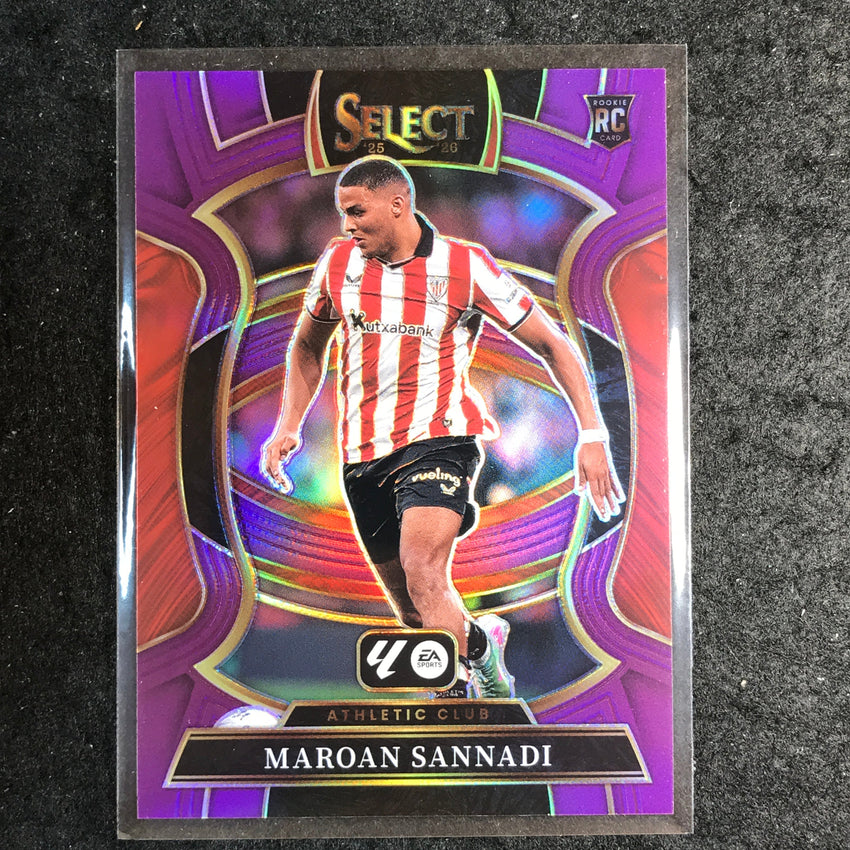 2025-26 Select La Liga MAROAN SANNADI Rookie Terrace Purple /125 #17