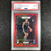 2023 Prizm VICTOR WEMBANYAMA Rookie Red Choice 5/88 PSA 8 (337)