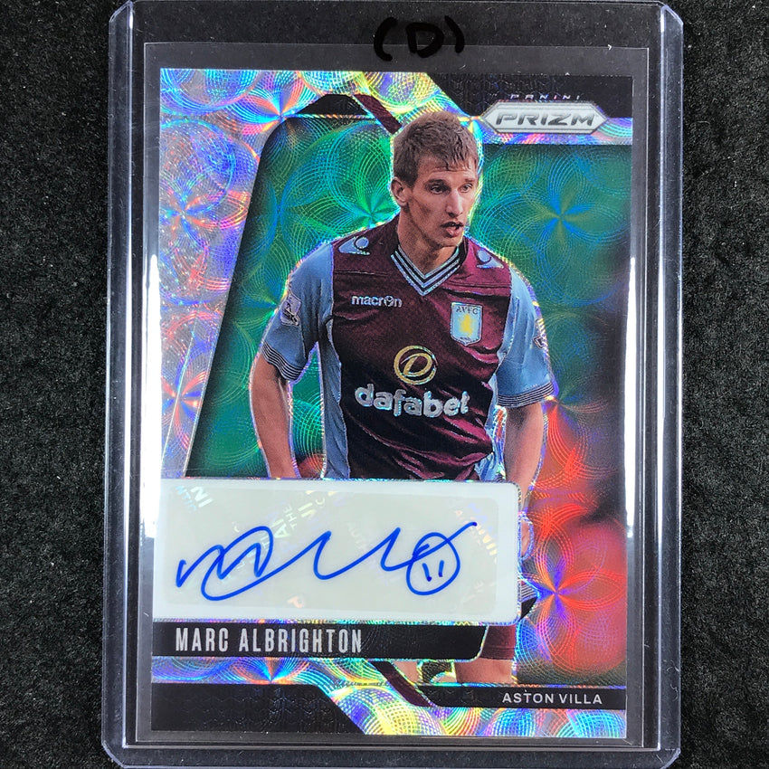 2024-25 Prizm EPL MARC ALBRIGHTON Signatures Auto Choice #MAL (D)
