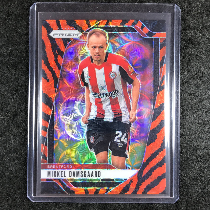 2024-25 Prizm EPL MIKKEL DAMSGAARD Choice Tiger Stripe #252