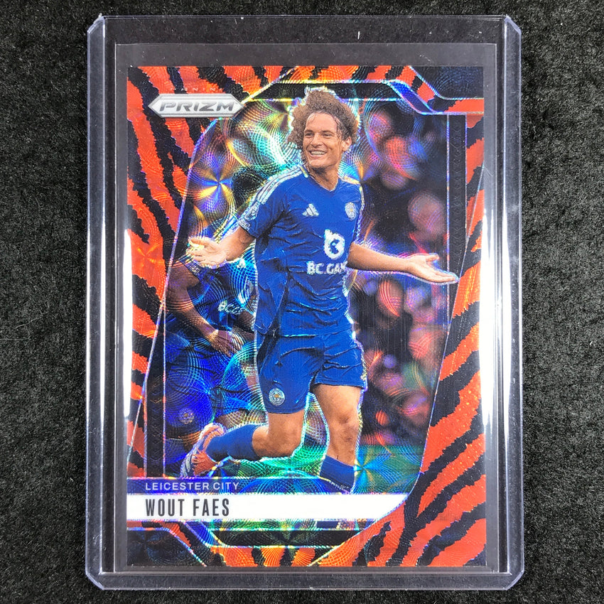 2024-25 Prizm EPL WOUT FAES Choice Tiger Stripe #266