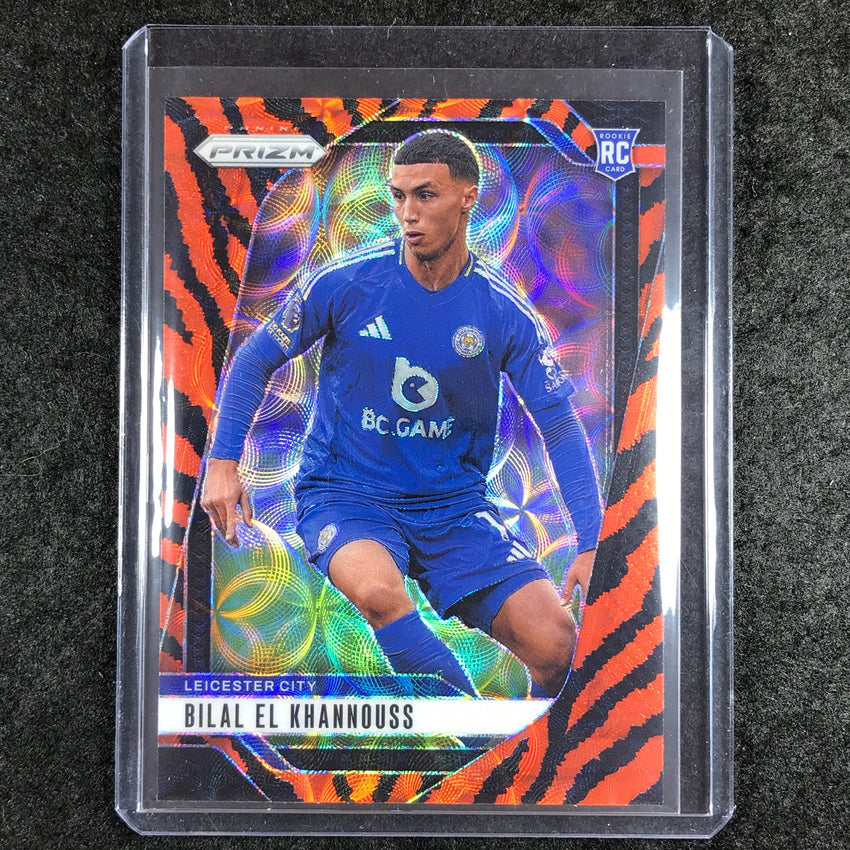 2024-25 Prizm EPL BILAL EL KHANNOUSS Rookie Choice Tiger Stripe #276