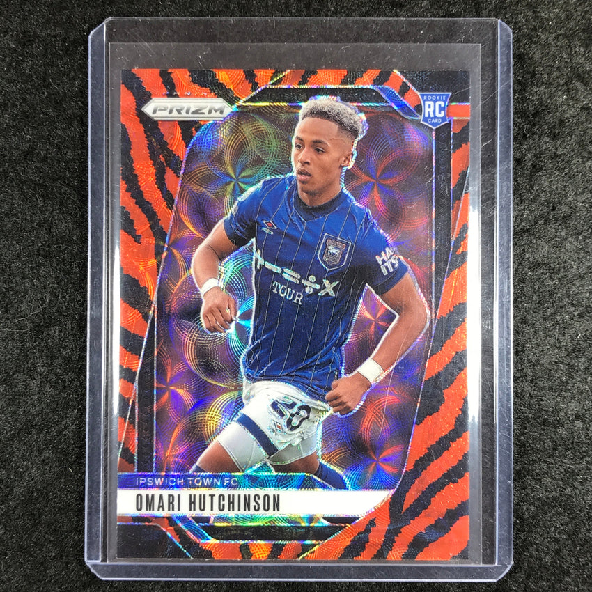 2024-25 Prizm EPL OMARI HUTCHINSON Rookie Choice Tiger Stripe #277