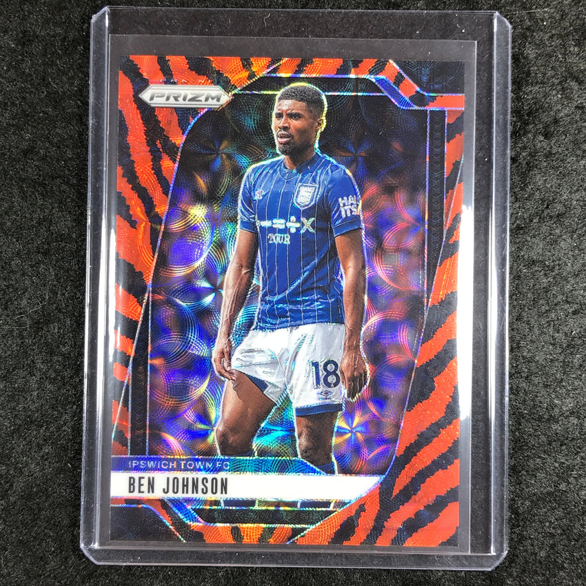 2024-25 Prizm EPL BEN JOHNSON Choice Tiger Stripe #278
