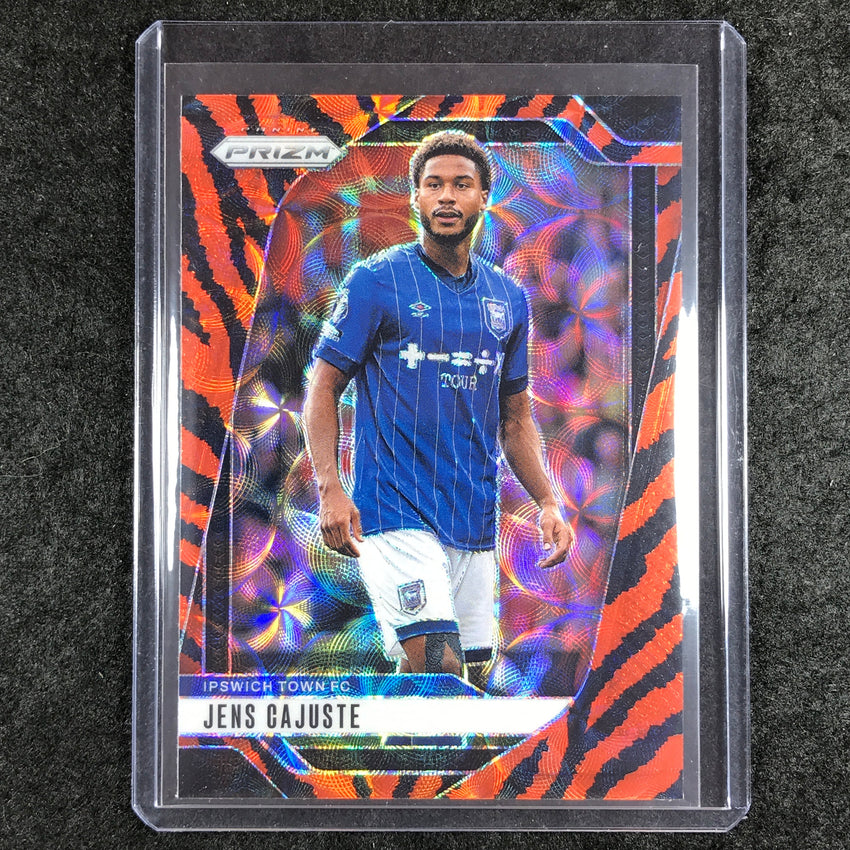 2024-25 Prizm EPL JENS CAJUSTE Choice Tiger Stripe #286