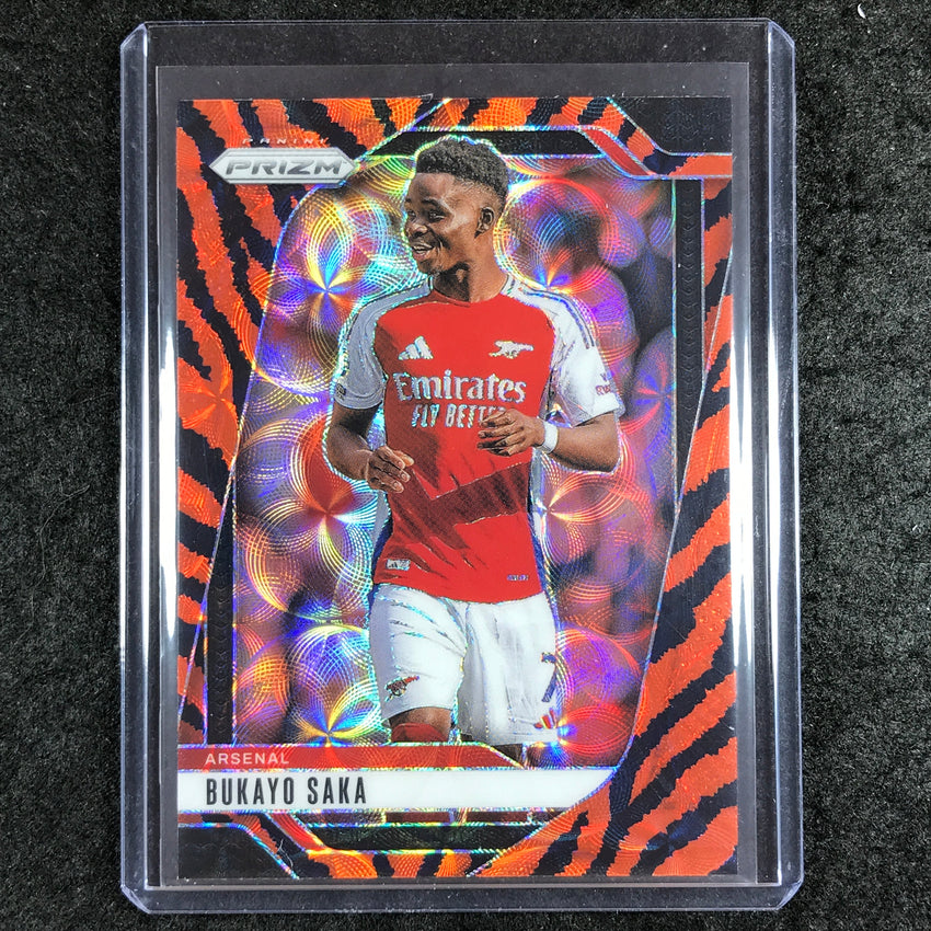 2024-25 Prizm EPL BUKAYO SAKA Choice Tiger Stripe #21