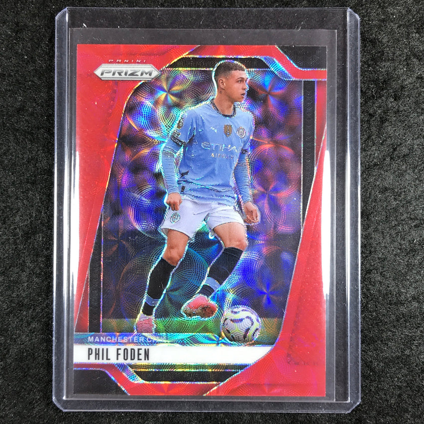 2024-25 Prizm EPL PHIL FODEN Choice Red 6/30 #1