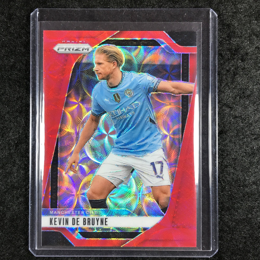 2024-25 Prizm EPL KEVIN DE BRUYNE Choice Red 10/30 #4