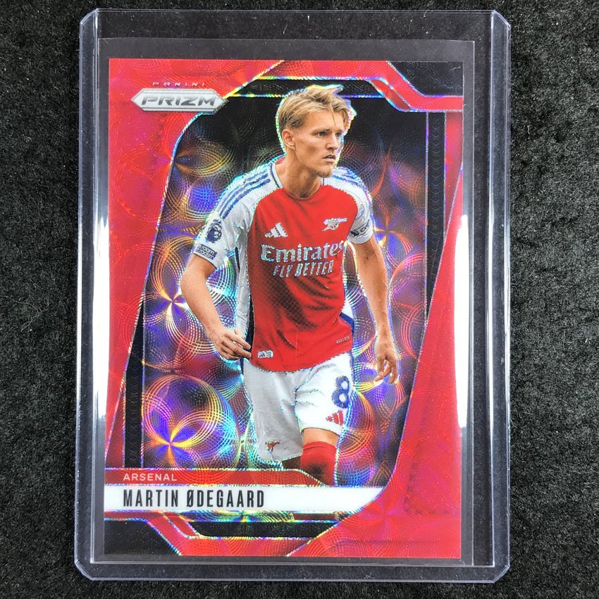 2024-25 Prizm EPL MARTIN ODEGAARD Choice Red 9/30 #23